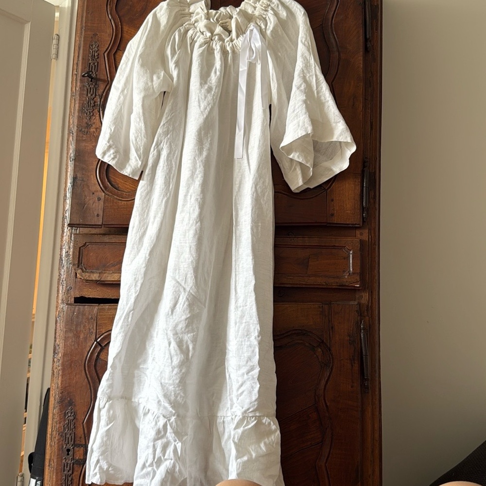 Deiji Studios - The Long Linen Sleep Dress
